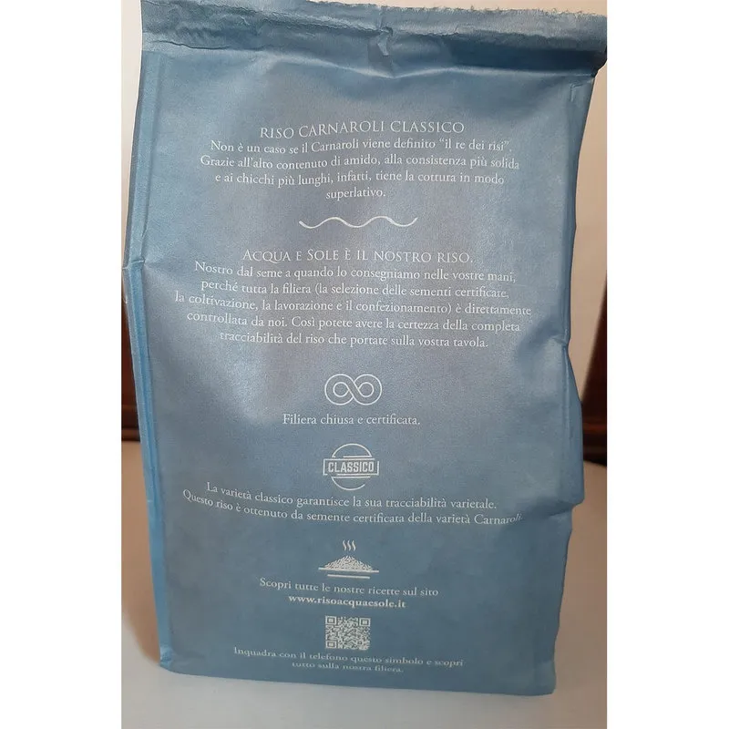 Acqua e Sole Selezione i Re dei Risotti 6 x 500 gr - Carnaroli Classico, Roma, Arborio