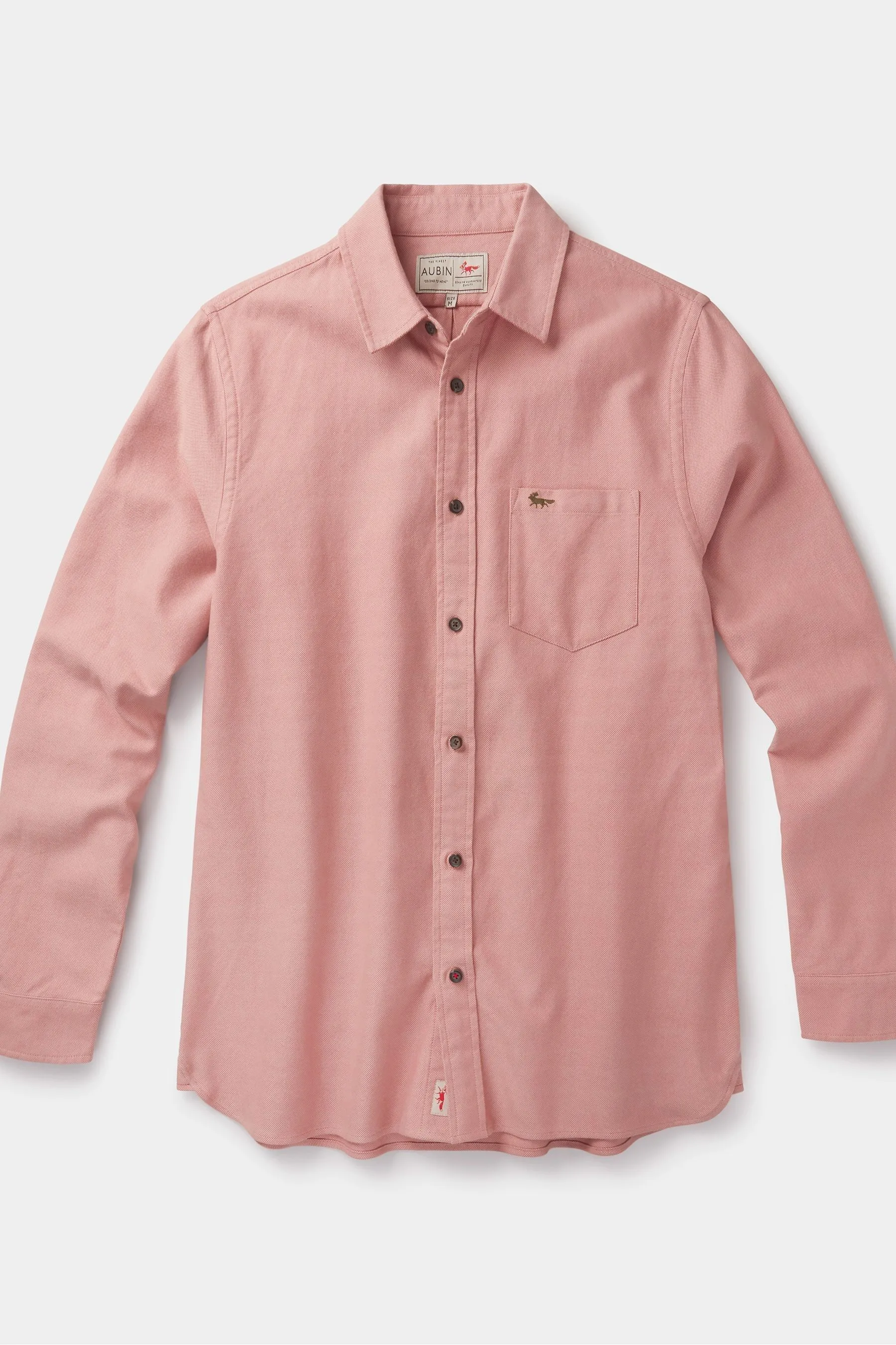 Aubin Camicia Verde 100% Cotone    
