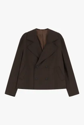   Blazer ampio con chiusura doppiopetto     