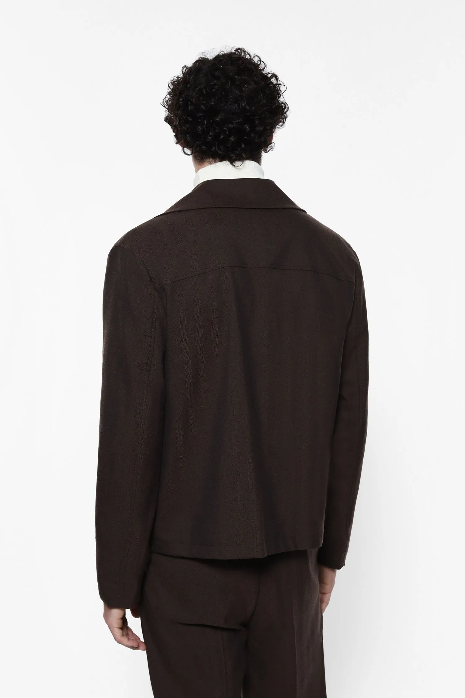   Blazer ampio con chiusura doppiopetto     