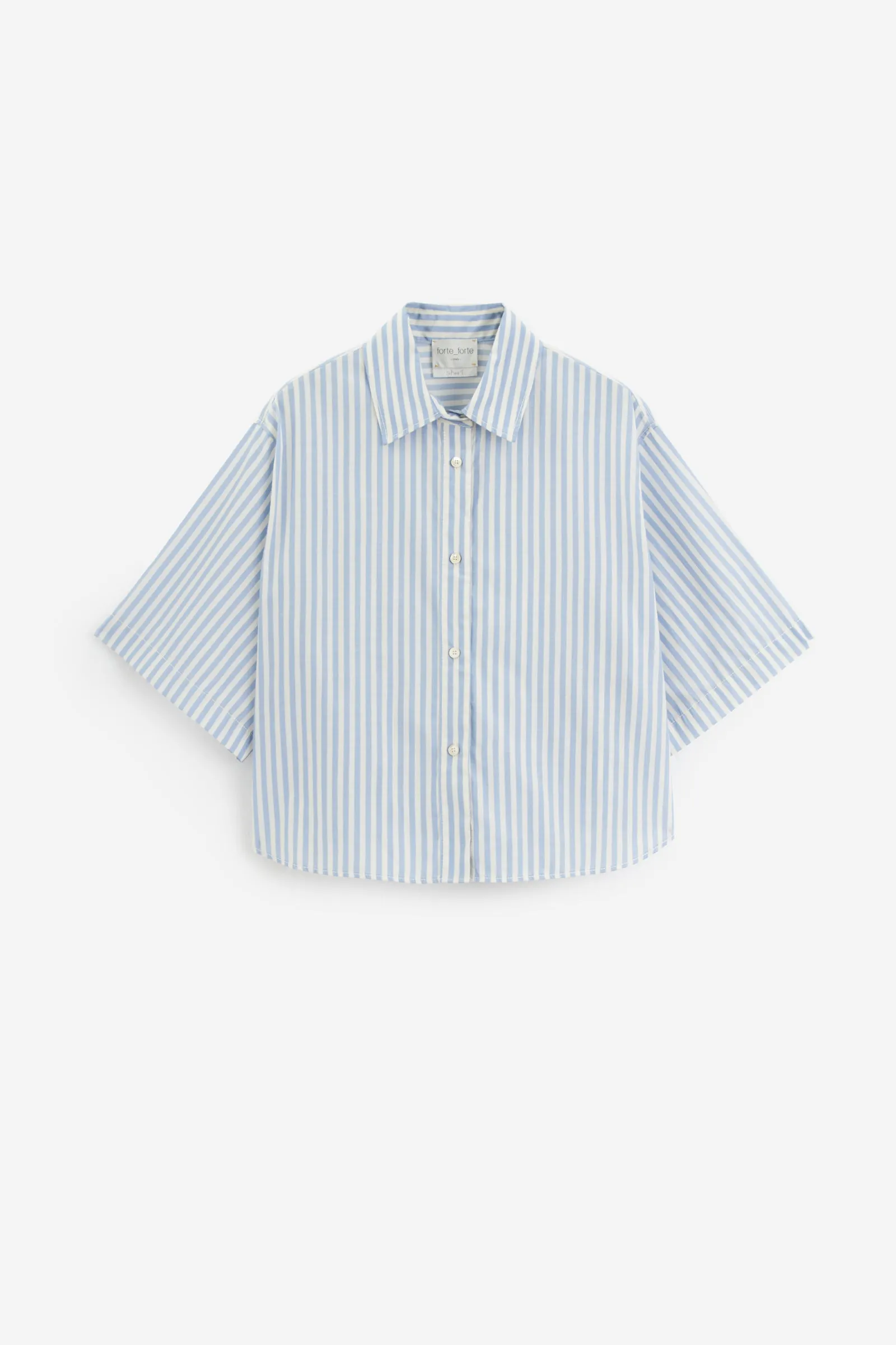 Camicia in poliestere bianco