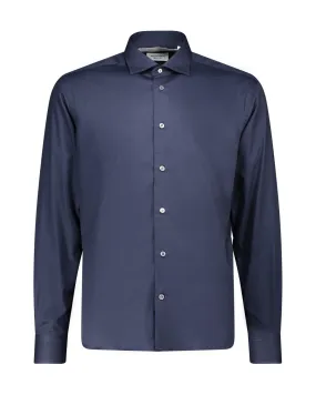 Camicia Luca cotone blu