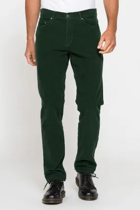 Carrera  ---------    ------------5 tasche in velluto 1000 righe stretch mod. 700 regolare - Verde
