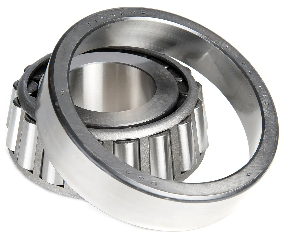 Cuscinetto a rullo Timken, Ø int. 25.4mm, Ø est. 62mm, guida larga 14.28mm