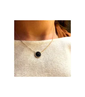 Girocollo Donna Raggi Argento Rosato Onice
