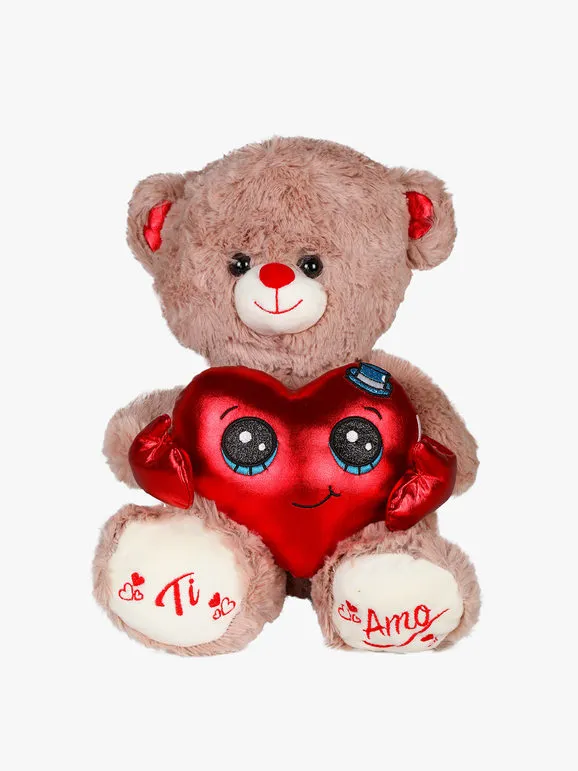 Glammy Ours en peluche avec câlin coeur 