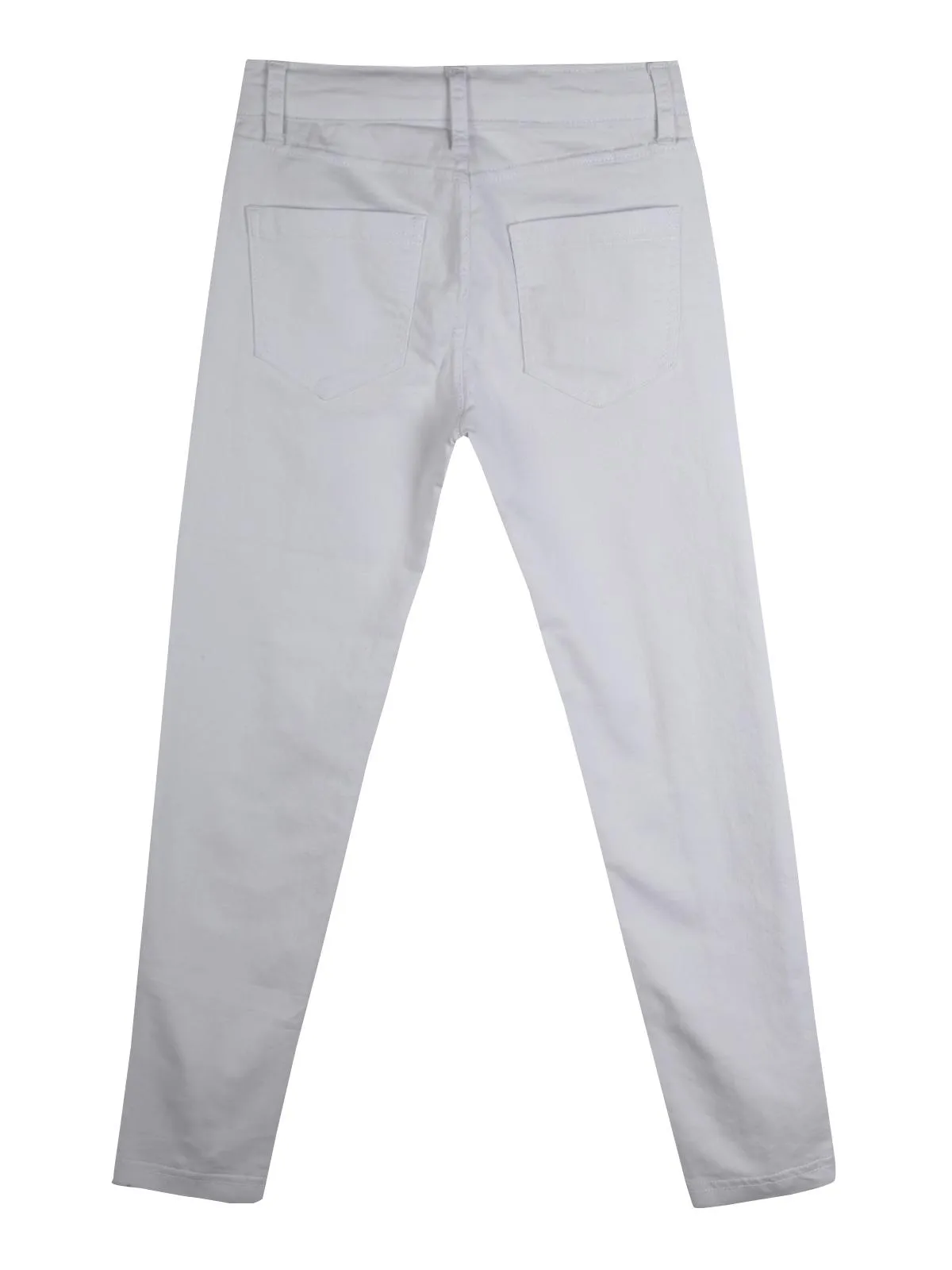 J Y Pantalon blanc avec perles