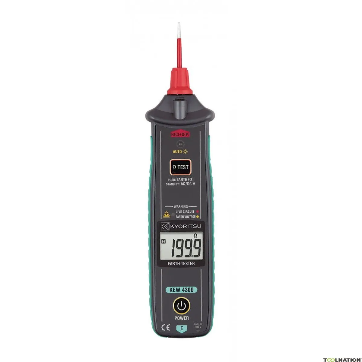 Kyoritsu 043000001A Tester di messa a terra bipolare, gamma 200/2000 Ohm