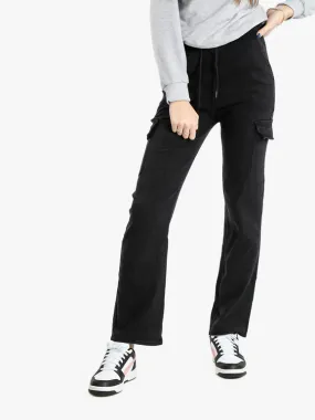 Luna&Miele Pantalon cargo femme effet denim
