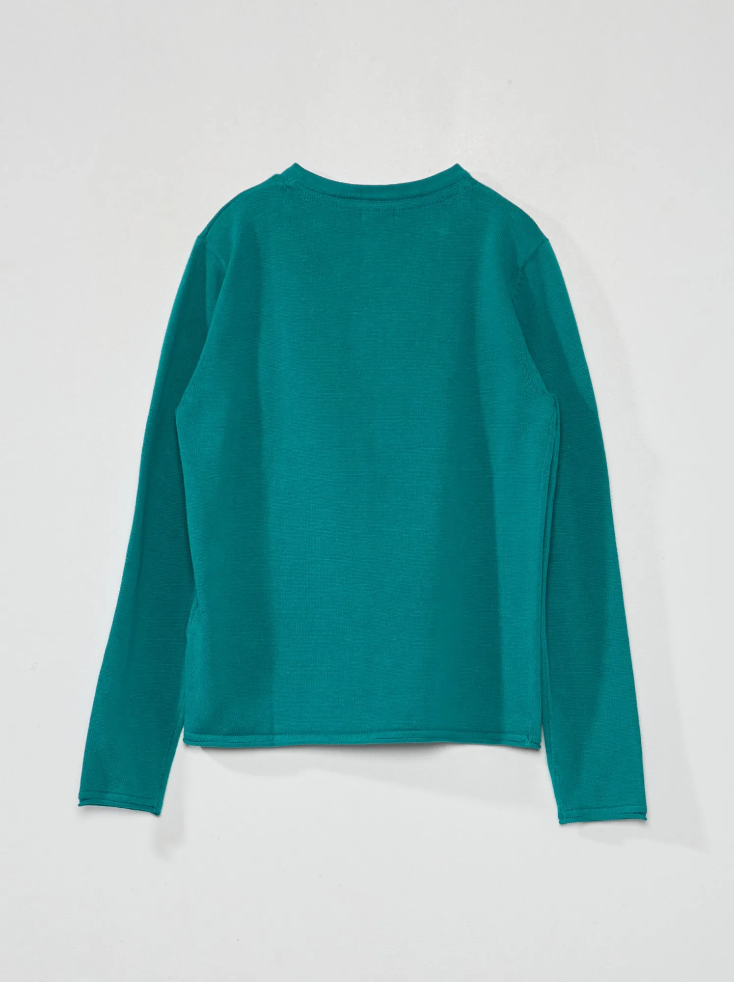 Maglione con collo serafino - VERDE