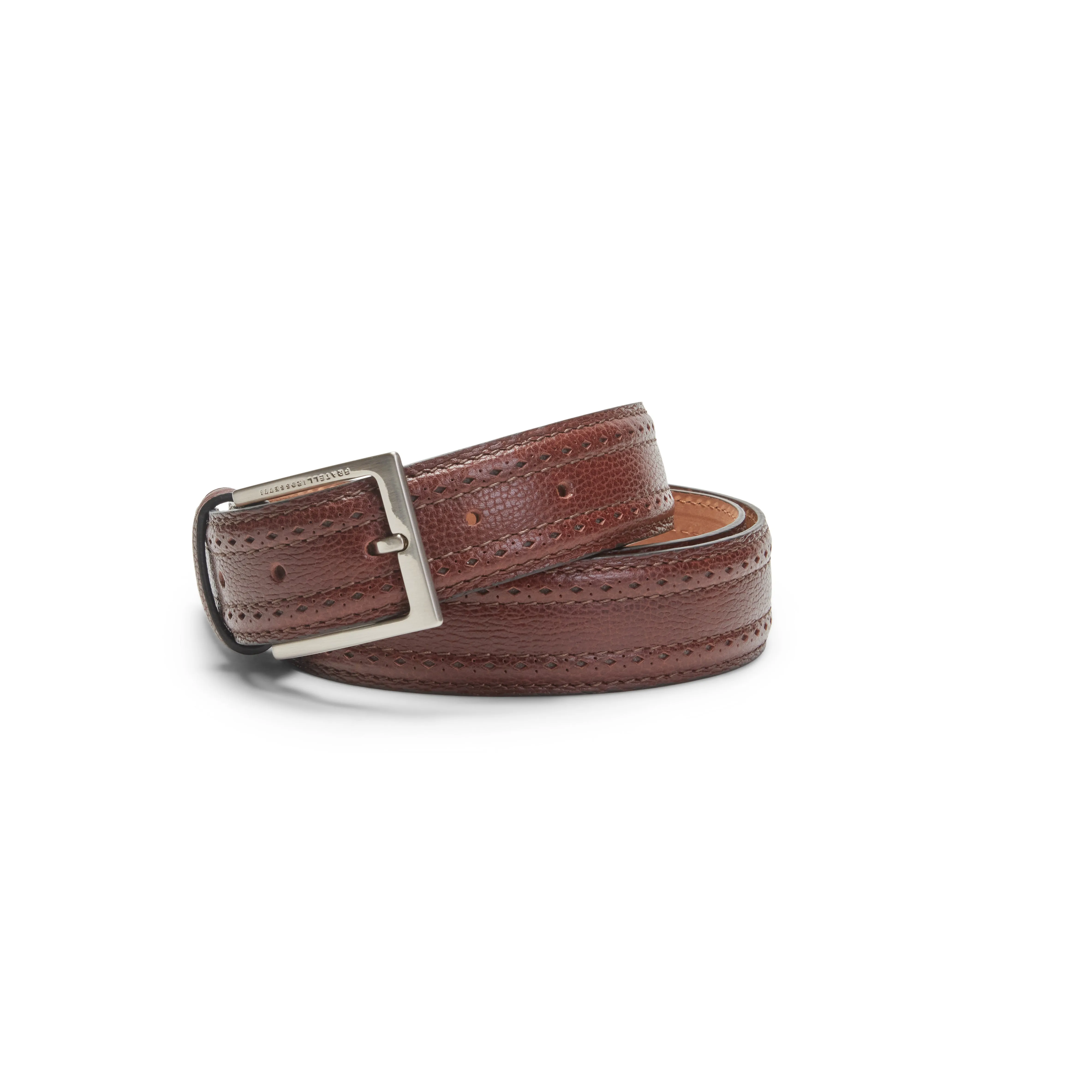 Men's leather belt