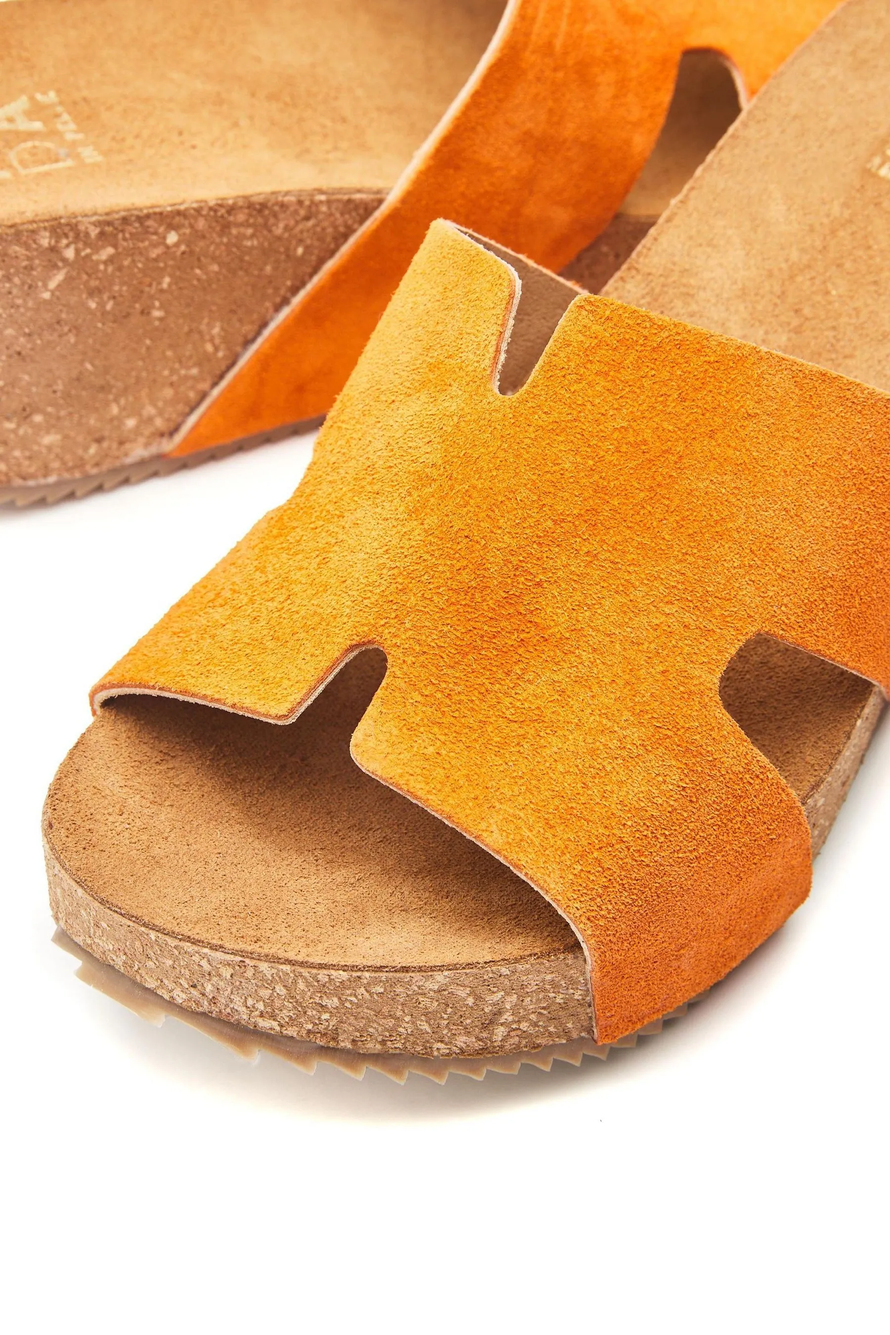Moda in Pelle - Hollie - Sabot con zeppa in sughero e fascia H    