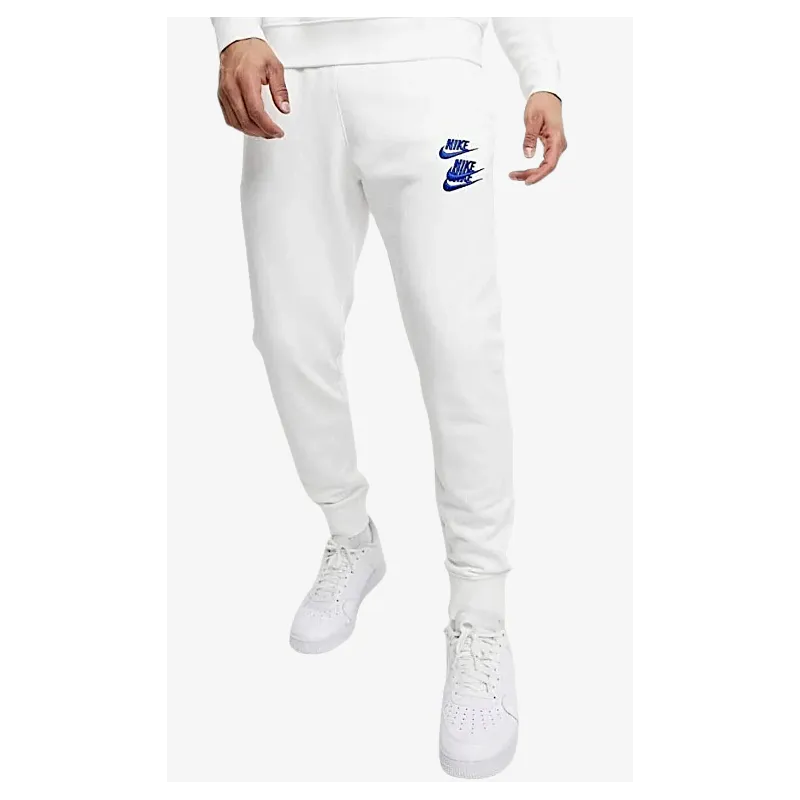 Nike M Nsw Cf Ft Pantalone Wtour Nfs Garzato Bianco Uomo