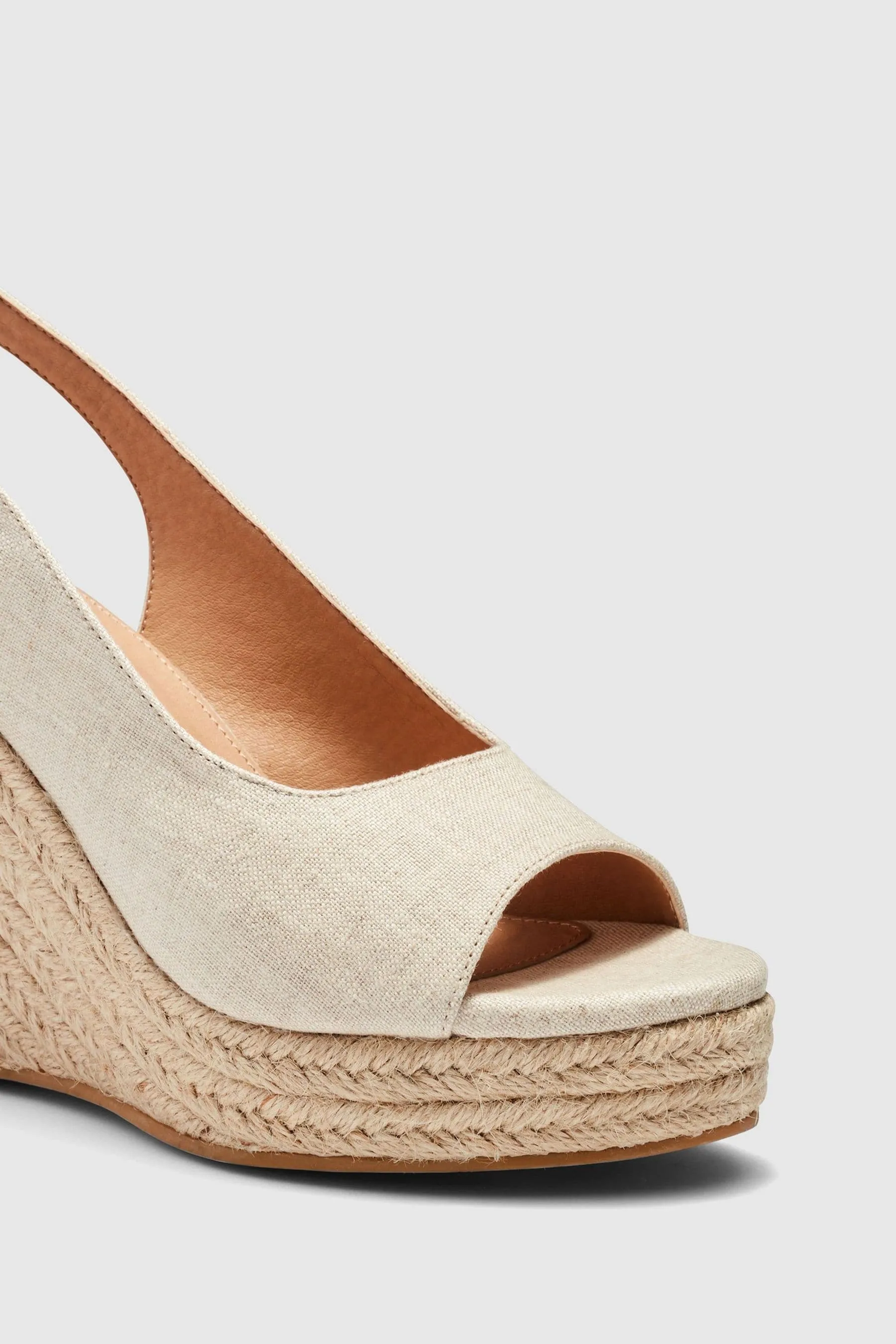 Novo Ocean - Espadrilles con zeppa e cinturino sul retro