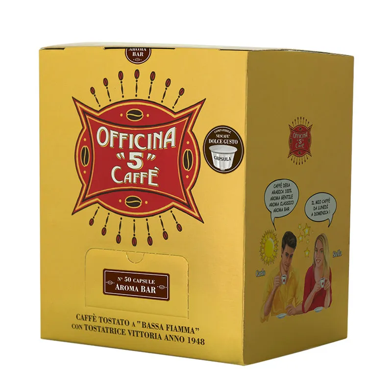 Officina 5 Caffè 100 capsule -Compatibile Nescaffè Dolce Gusto 