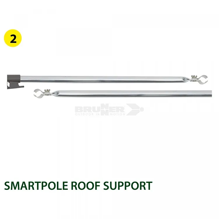 PALO VERANDA ROOF ALLU Ø28/170-260 cm Brunner