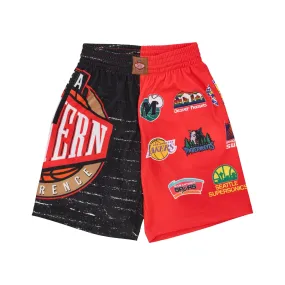Pantaloncino Tipo Basket Uomo Nba Jumbotron 3.0 Shorts Team West Multi/white