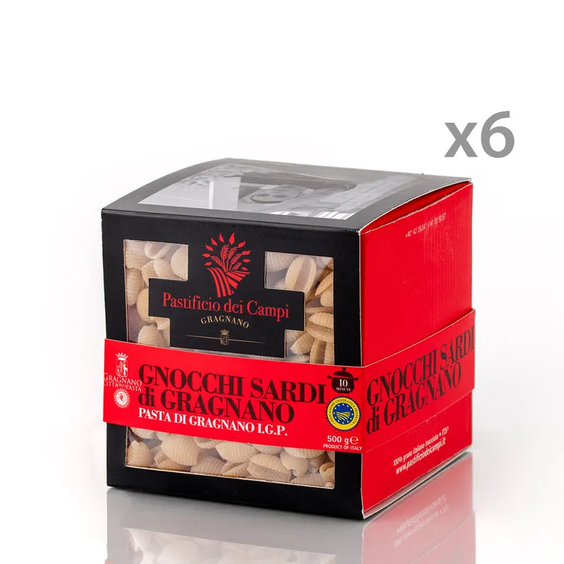 Pastificio dei Campi 6 confezioni - Gnocchi Sardi di Gragnano IGP 500 gr.