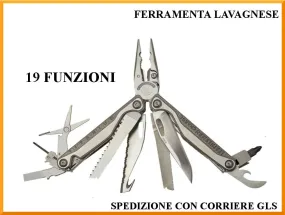 Pinza Leatherman charge+ TTI titanium 19 funzioni 