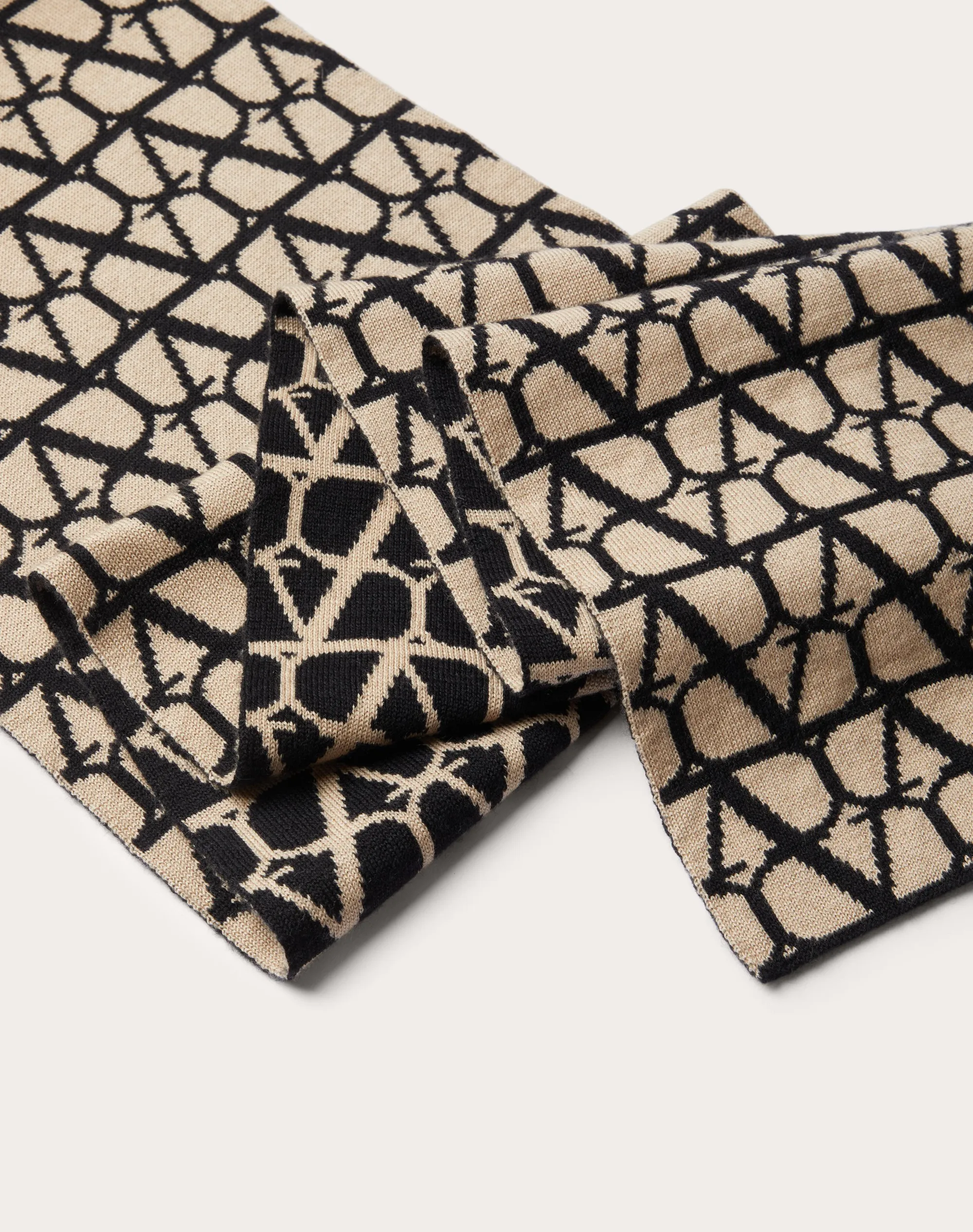 SCIARPA KNITTED TOILE ICONOGRAPHE IN CASHMERE E SETA