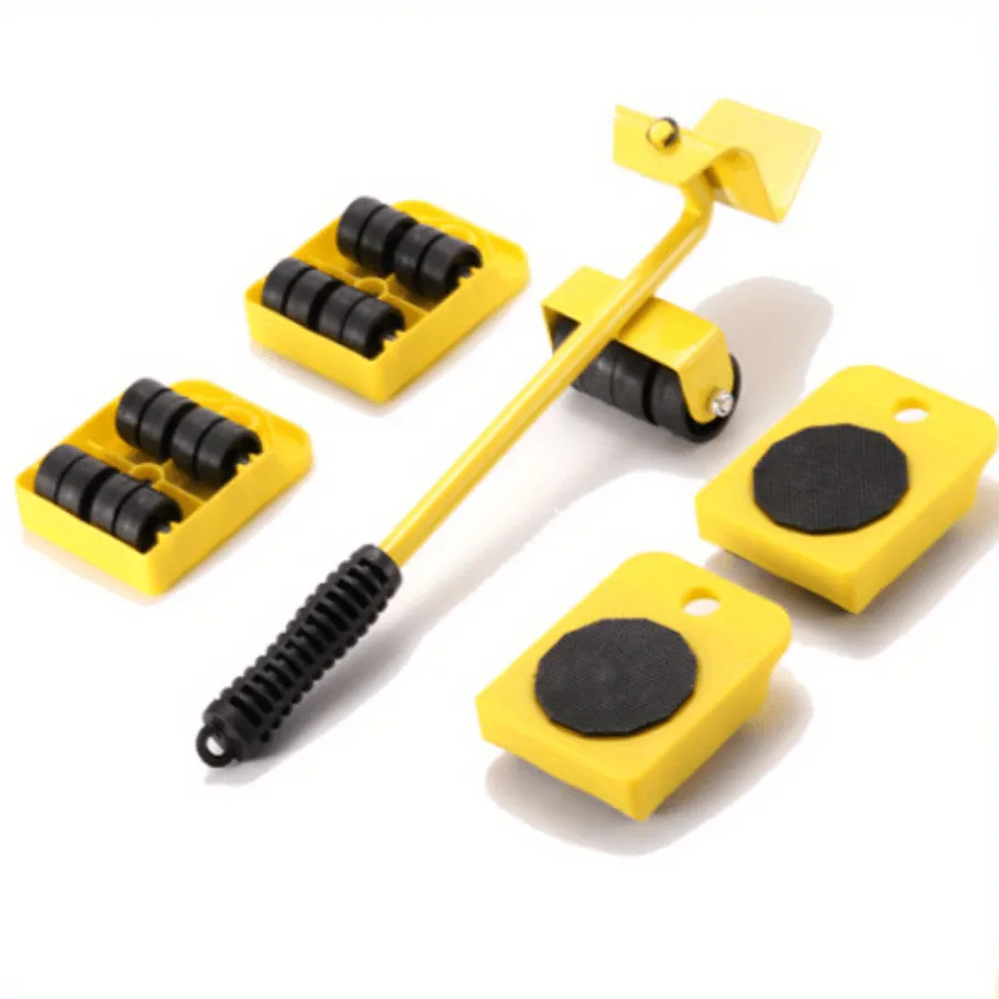 Set Di 5, Sollevatore Per Mobili, Kit Di Scivoli Per Mobili Di 9,91 Cm X 7,8 Cm, Strumenti Per Il Trasporto Di Mobili, Pad Girev
