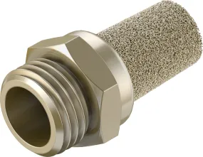 Silenziatore pneumatico Festo, serie AMTE, ingresso G 1/4 Maschio, 10bar max, in Ottone, bronzo