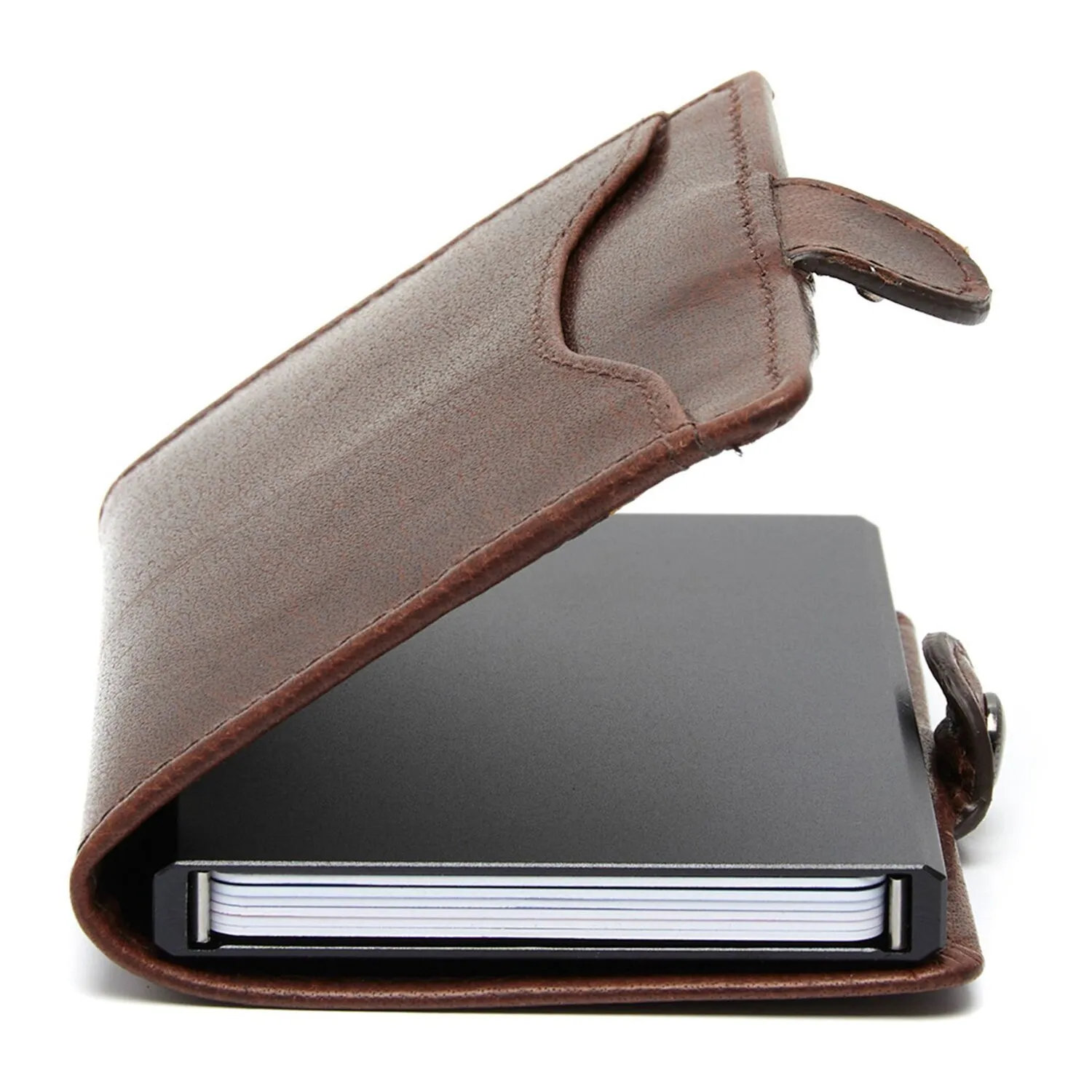 The Chesterfield Brand Albury Custodia per carta di credito Protezione RFID Pelle 7 cm